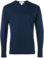 Comme Des Garçons Shirt Long Sleeve T-shirt, Men's, Size: Xl, Blue, Cotton