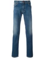 Emporio Armani Straight-leg Jeans, Men's, Size: 30, Blue, Cotton/spandex/elastane