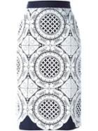Marco Bologna Lace Front Zip Skirt