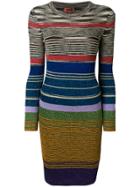 Missoni Striped Fitted Dress - Multicolour