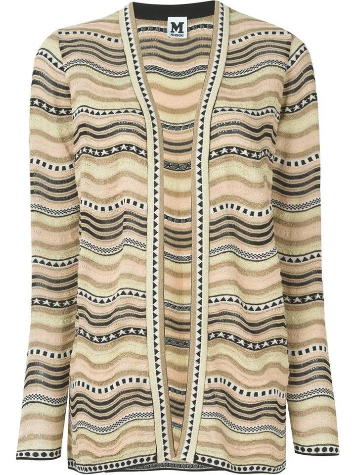 M Missoni Maglia Cardigan, Women's, Size: 42, Nude/neutrals, Polyamide/polyester/metallic Fibre/cotton