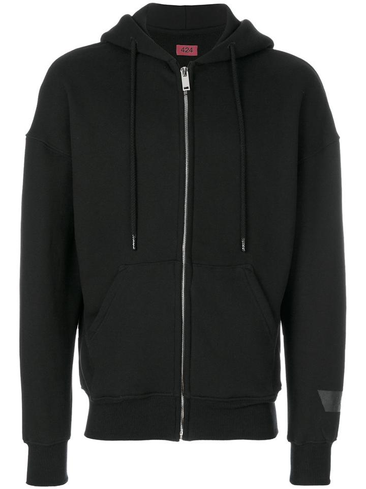 424 Fairfax - Zipped Hoodie - Men - Cotton - Xl, Black, Cotton