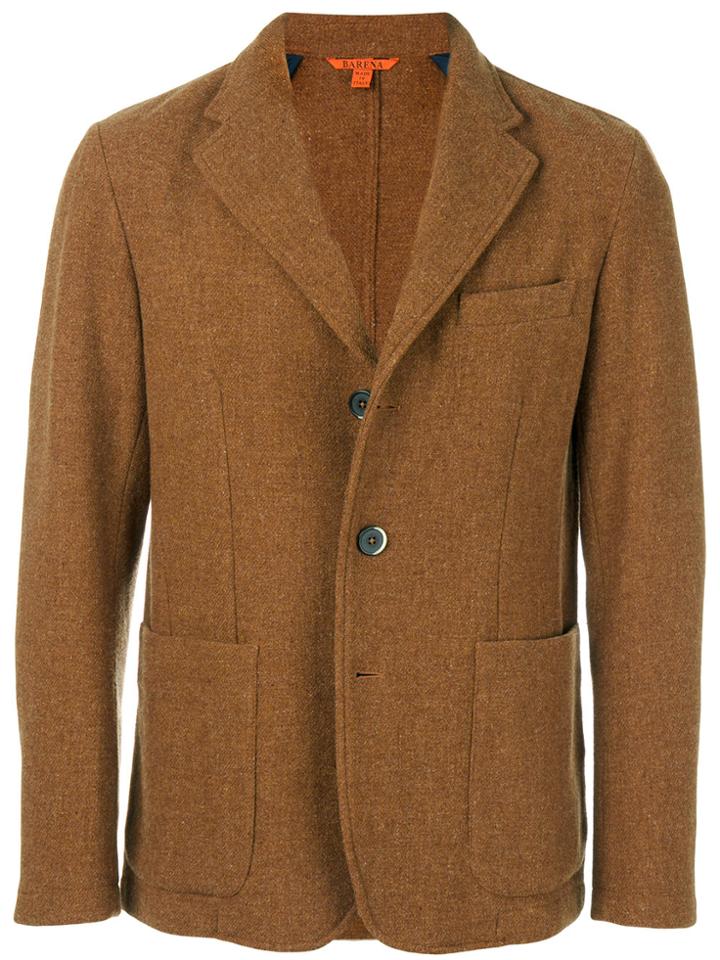 Barena Button Up Blazer - Brown