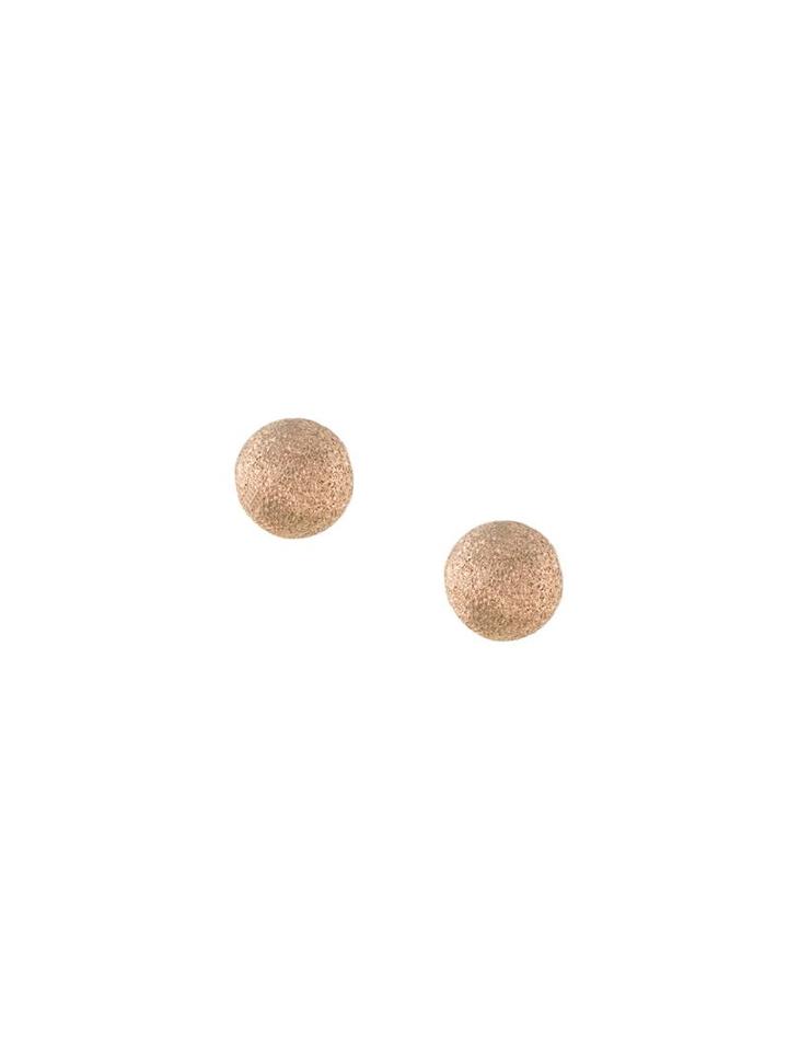 Carolina Bucci Small 'florentine' Studs Earrings, Women's, Metallic