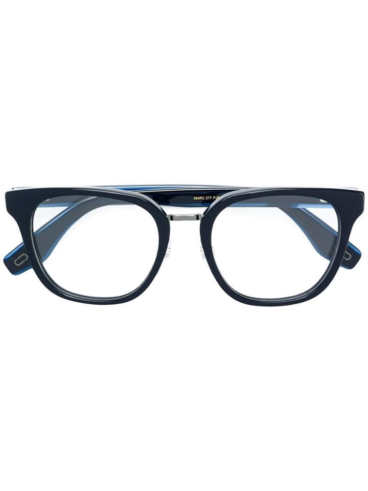 Marc Jacobs Eyewear Round Glasses - Blue