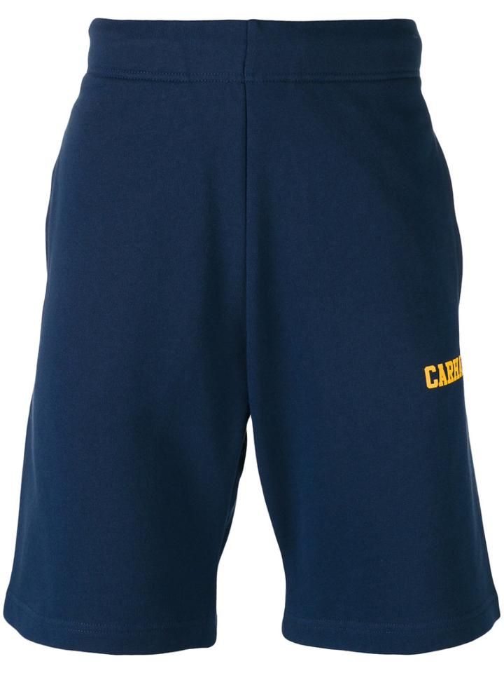 Carhartt - College Sweatshorts - Men - Cotton - M, Blue, Cotton