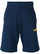 Carhartt - College Sweatshorts - Men - Cotton - M, Blue, Cotton