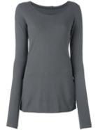 Rundholz Longsleeved T-shirt, Women's, Size: Xs, Grey, Cotton/spandex/elastane