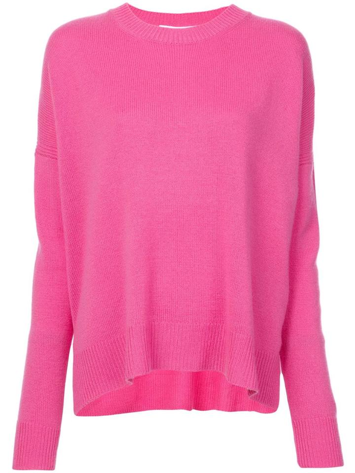 Derek Lam 10 Crosby Boxy Crewneck Sweater - Pink