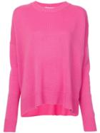Derek Lam 10 Crosby Boxy Crewneck Sweater - Pink