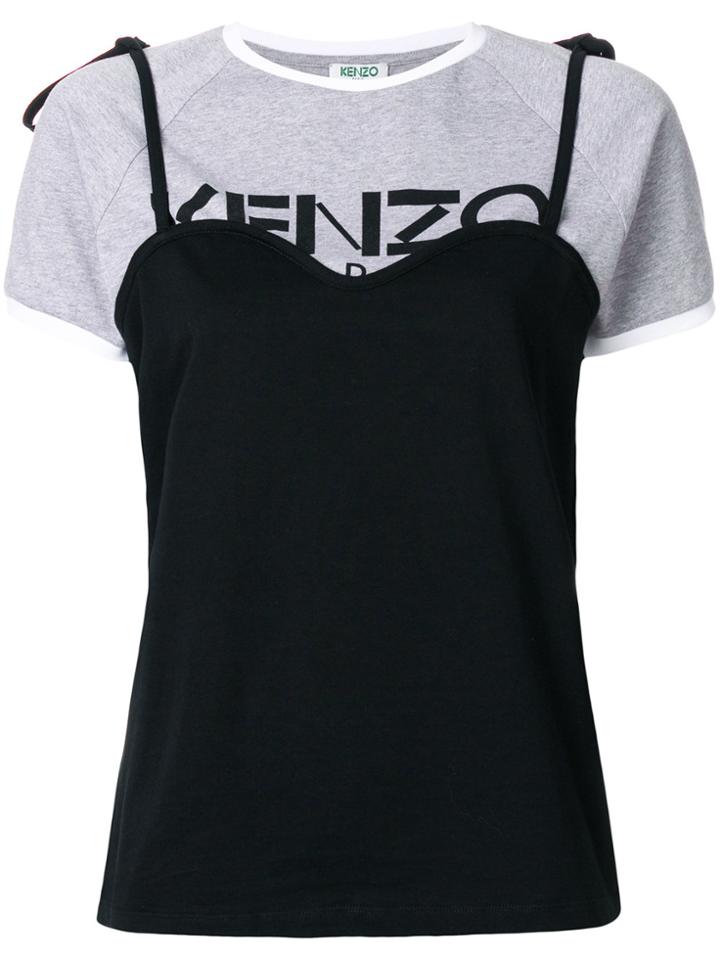 Kenzo Kenzo Paris 2-in-1 T-shirt - Grey