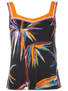Emilio Pucci Bird Of Paradise Print Top, Women's, Size: 42, Silk/viscose