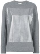 Fendi Printed Logo Sweatshirt - Grey