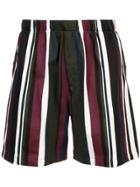 Noon Goons Casual Striped Shorts - Black