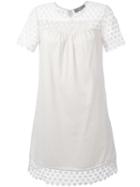 Steffen Schraut Embroidered Panel Shift Dress