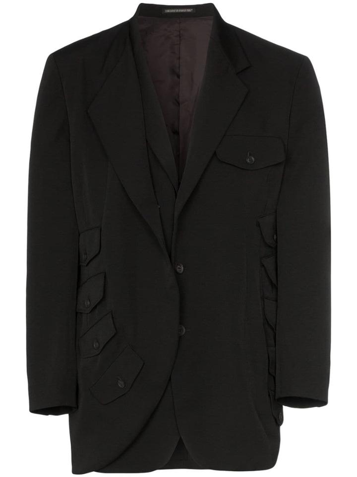 Yohji Yamamoto Multi-pocket Blazer - Black