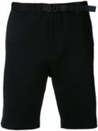 En Route - Lateral Stripes Sweatshorts - Men - Cotton - 2, Black, Cotton