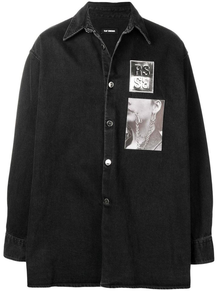 Raf Simons Oversized Shirt Jacket - Black