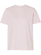 Burberry Monogram Motif Cotton T-shirt - Pink