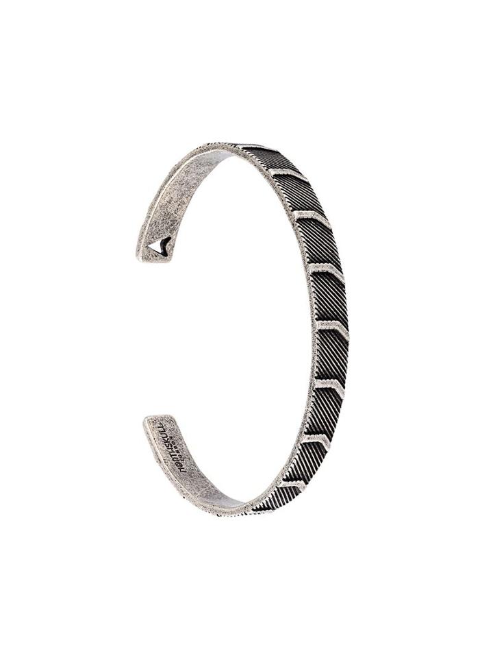 Northskull 'mantz' Cuff Bracelet, Men's, Metallic