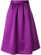 P.a.r.o.s.h. Pleated Midi Skirt - Purple