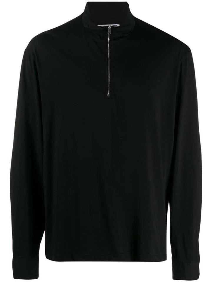 Our Legacy Oversized Zipped Sweatshirt - Black