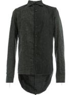 Cedric Jacquemyn Printed High Low Shirt - Black