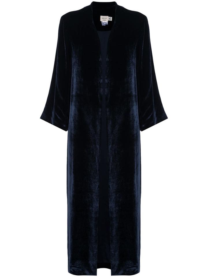 Alice+olivia Loose Unfastened Coat - Blue