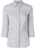 Liu Jo Striped Fitted Shirt - White