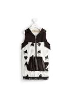 John Galliano Kids Sleeveless Sequinned Hoodie, Girl's, Size: 10 Yrs, Black