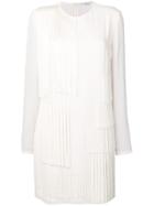 Stella Mccartney Fringed Shift Dress - White