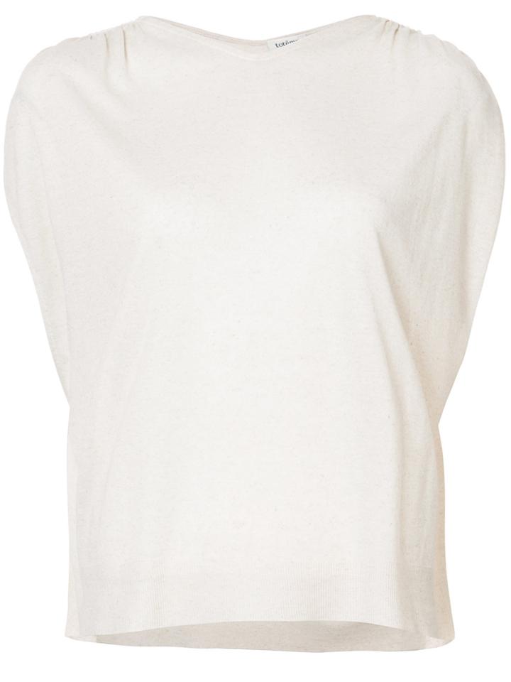 Toteme Armant Knit Top - Nude & Neutrals