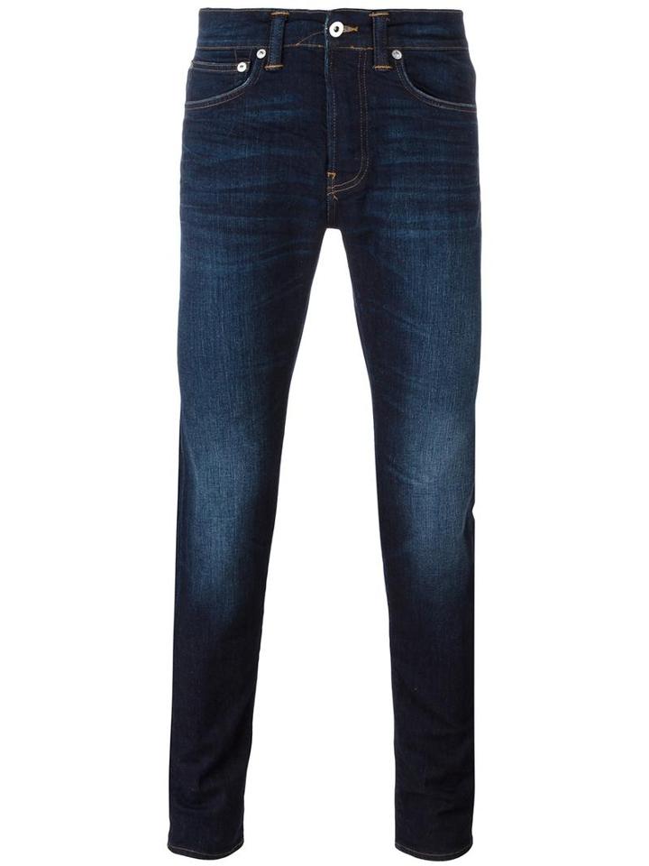 Edwin Skinny Jeans, Men's, Size: 36, Blue, Polyester/cotton/spandex/elastane