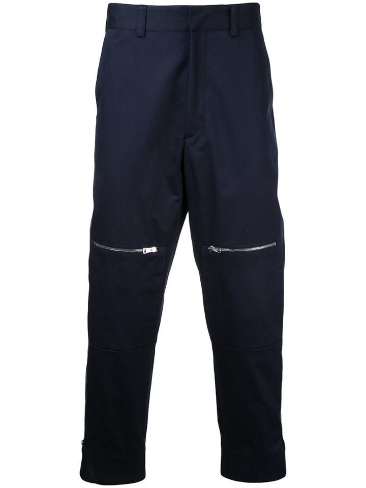 Stella Mccartney - Tailored Trousers - Men - Cotton - 44, Blue, Cotton