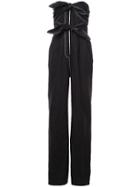 Derek Lam Strapless Jumpsuit With Knot Detail - Black