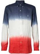 Polo Ralph Lauren - Colour Block Printed Shirt - Men - Linen/flax - Xxl, Blue, Linen/flax