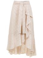 Nk Asymmetrical Midi Skirt - Neutrals