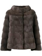 Liska Longsleeved Front Fastened Jacket - Grey