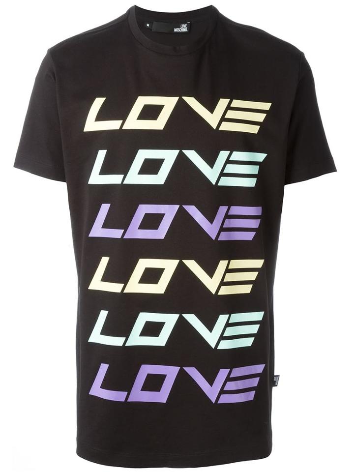 Love Moschino Love Print T-shirt