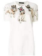 Dolce & Gabbana Appliqué Detail Mimmo T-shirt - White