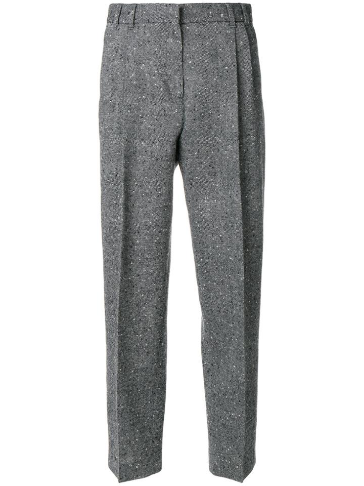 Ps By Paul Smith Fitted Tailored Trousers - Grey