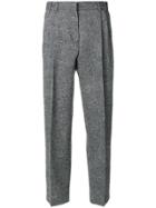 Ps By Paul Smith Fitted Tailored Trousers - Grey