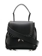 Patrizia Pepe Foldover Top Tote - Black