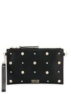 Versace Jeans Couture Crystal Embellished Crossbody Bag - Black