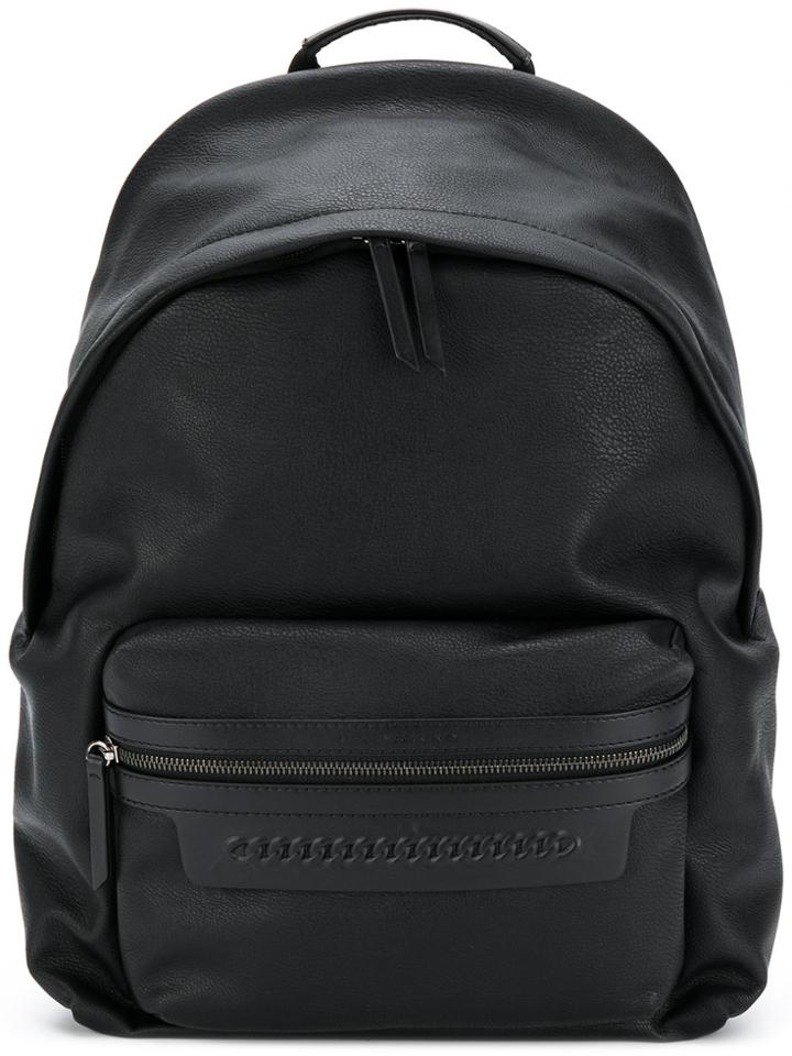 Stella Mccartney Embossed Falabella Backpack - Black