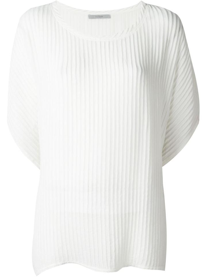 Dusan Scoop Neck Ribbed Top