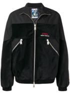 Heron Preston Front Zip Sports Jacket - Black