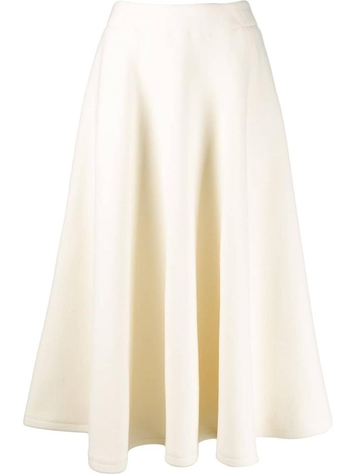Courrèges Flared Skirt - White
