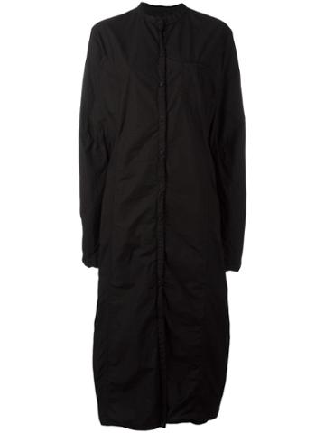 Pal Offner Long Shirt Coat, Women's, Size: 2, Black, Cotton