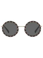Valentino Eyewear Óculos De Sol Valentino, Modelo Va2010b. - Black